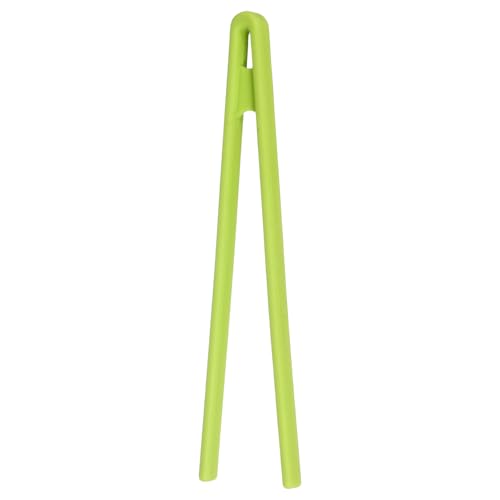 8.7" Silicone Toast Tongs (Green / 8.7")