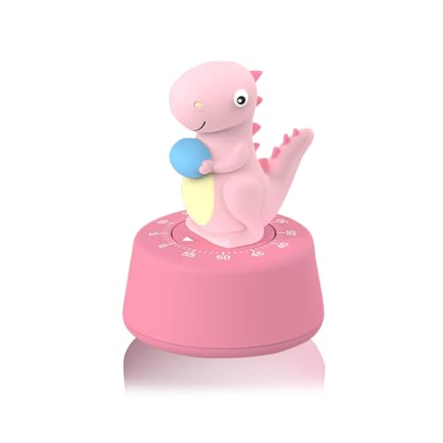 Visual Timer for Kid (Pink Dinosaur)