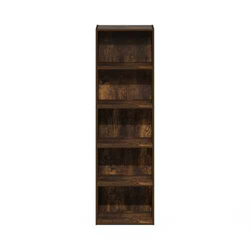 LUDER Book Shelf (Amber Pine / 5-Tier)