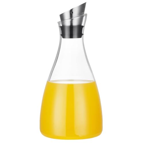 50 Oz Borosilicate Glass carafe with Lid 1.5 Liter Glass Pitcher (50 Ounces)