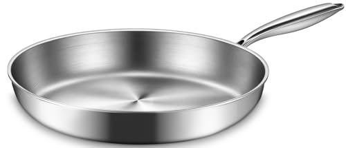 12 Inch Tri Ply Stainless Steel Frying Pan