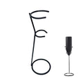 Frother Stand Kitchen Milk For Coffee Stainless Steel Stand Fits for Multiple Types of Coffee Frothers (Black)
