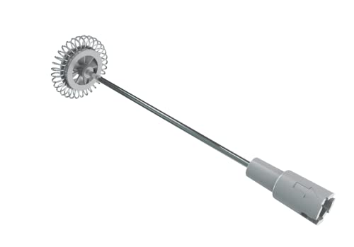 Milk Frother Handheld Battery Operated Frother for Coffee (Body silver+patent whisk)
