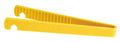 Toaster Tongs With Oven Rack Hook (Yellow)