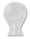 Luxury Handmade Cloudy White Marble Spoon Rest for Kitchen Counter (Cloudy White)