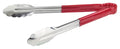 12" Red Plastic Serving Tongs (12")