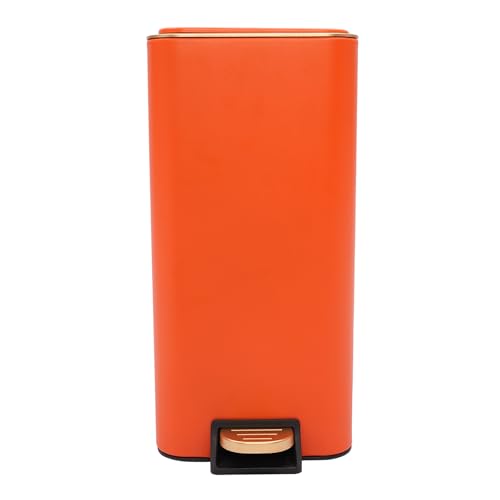 12L 3.17 Gallon Step Trash Can (Orange)
