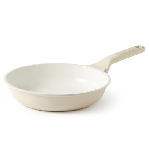 Ceramic Frying Pan Nonstick 9.5 (9.5 Inch / Antique White)