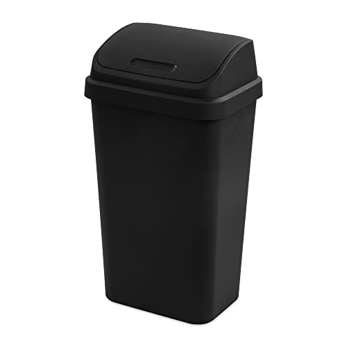 Wastebasket SWINGTOP BLK 13GA 10899004