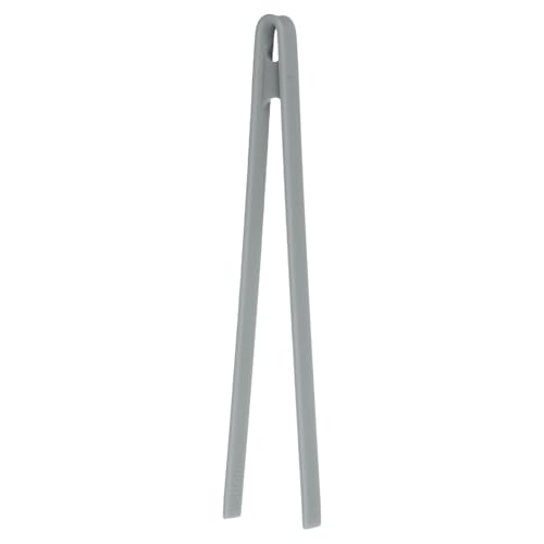 11.4" Silicone Toast Tongs (Gray / 11.4")