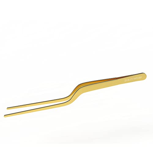 8 Inch Curved Stainless Steel Precision Kitchen Cooking Multi (Gold)
