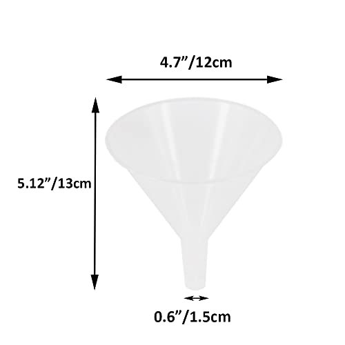 20 Pack Plastic Funnels