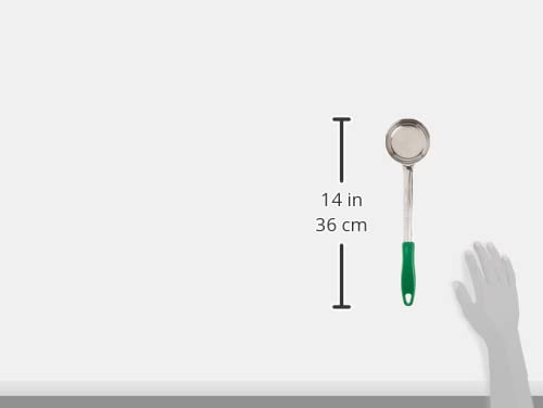 Solid Food Portioner (4 Ounce / Solid / Stainless Steel, Green)