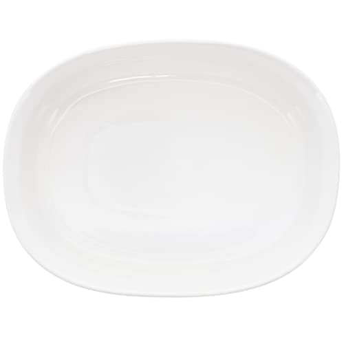 FS2 2.5Qt Oval French White Ceramic Casserole Dish