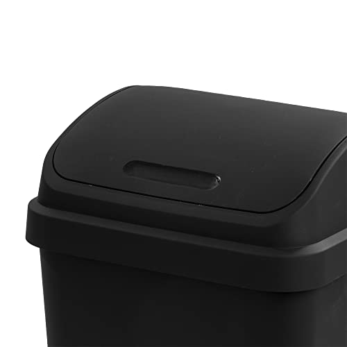 Wastebasket SWINGTOP BLK 13GA 10899004