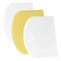 Dough Scraper Bench Scraper (24x15.5cm/9.5x6.1'' / White+Yellow+White)