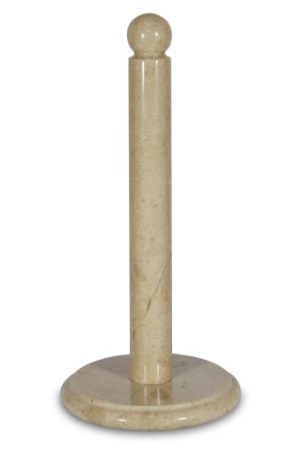 Handmade Ivory Marble Paper Towel Holder (Beige)