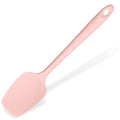 Silicone Spoon Spatula (‌Pink‌ / 11.38in (spoon spatula))