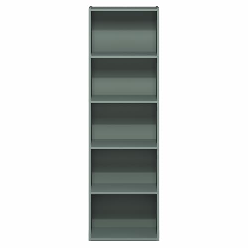 LUDER Book Shelf (Sage Green / 5-Tier)