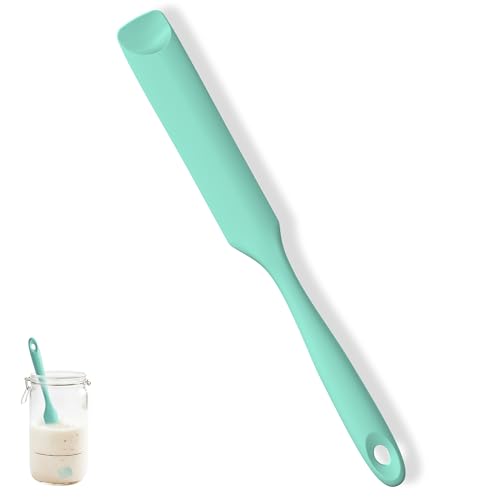 Silicone Jar Spatula for Sourdough Starter (Aqua Sky / 9.65 in)