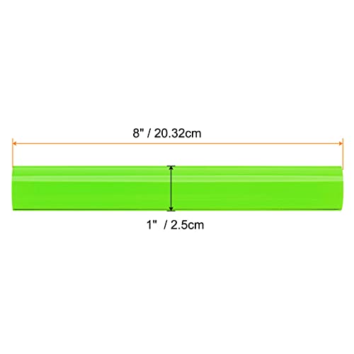 Acrylic Clay Roller 8 Inch x 1 Inch Solid Non (Green / 8 Inch x 1 Inch)