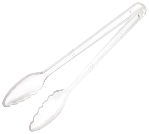 12" Clear Curved Serving Tong (12" / Curve / Clear)