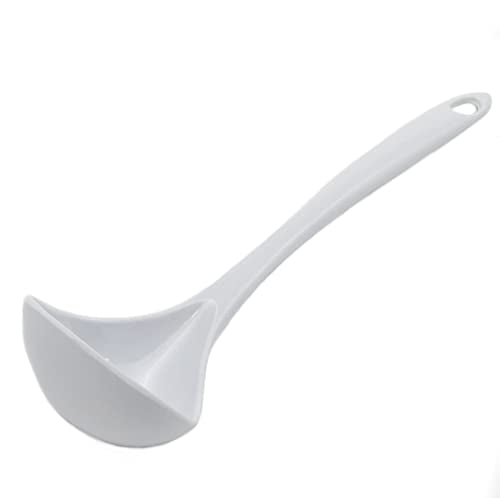 Basic Melamine Cooking Ladle (White / 10.5 Inch)