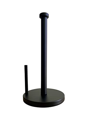 Black Paper Towel Holder Countertop (Matte Black)