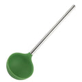 Silicone Ladle With Stainless Steel Handle Deep Soup Ladle for Cooking Canning Serving Soup Punch Stew Sauce (Pesto)