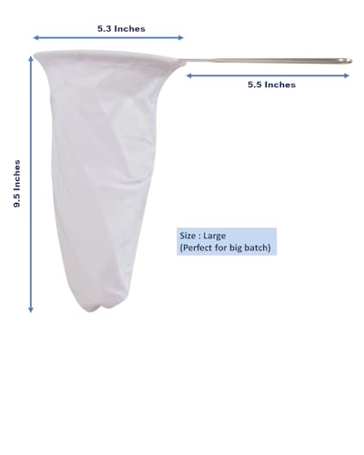 5.3” Large Reusable Thai Tea Filter