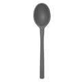 Flex Core Silicone Deep Spoon for Cooking Mixing Baking Serving (Charcoal / Solid Deep Spoon)
