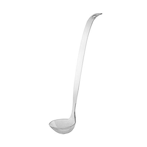N024821 Plastic Hangable Ladle with Label (2 oz)