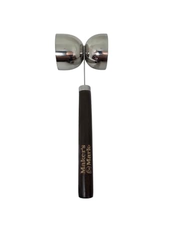 Double Jigger with Wood Handle