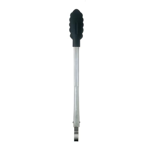 Silicone Tong 9.5" Black (Black / 9.5")