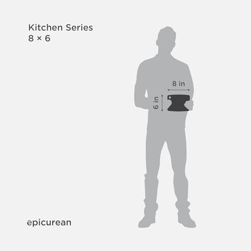 Kitchen Series 8" × 6" Cutting Board in Slate (8"L x 6"W / Slate)