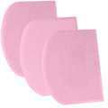 Dough Scraper Bench Scraper (27x17cm/10.6x6.7" / Pure Pink)