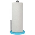 Paper Towel Holder Countertop with Weighted Base (Turquoise)