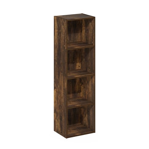 PASIR Book Shelf (Amber Pine / 4-Tier Cube)