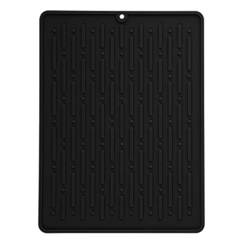 Dish Drying Mats (Black / 6" x 8")