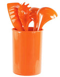 6 Piece Kitchen Utensil Holder for Kitchen Counter (Utensil Holder Set / Orange)