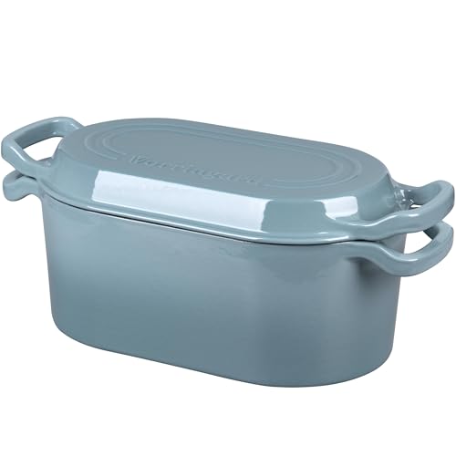 Oval Dutch Oven Pot with Lid (Sea Salt)