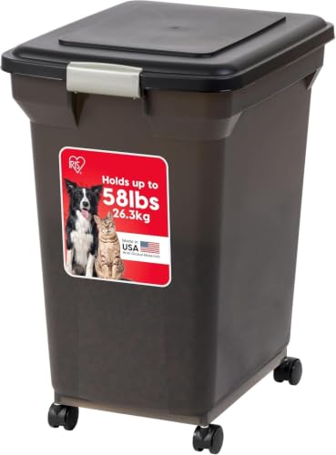 Dog Food Storage Container (58 lbs / Smoke)