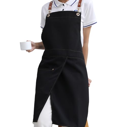 Pottery Apron Split Leg (Black)
