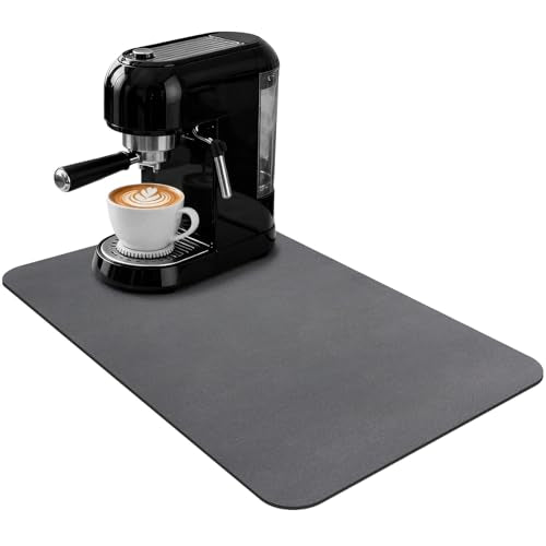 Coffee Mat 12"x19" Dark Gray (Dark Gray / 19" x 12")