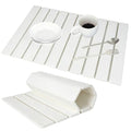 Large Dish Drying Mats for Kitchen Counter (White)