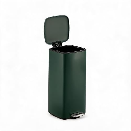 8 Gal Kitchen Trash Can (Green)