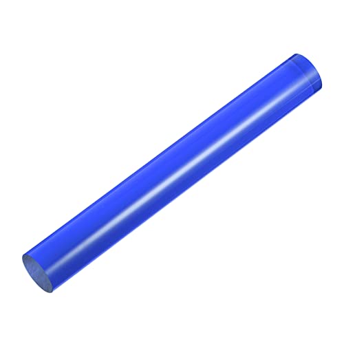 Acrylic Clay Roller 8 Inch x 1 Inch Solid Non (Blue / 8 Inch x 1 Inch)