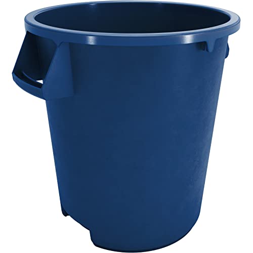 Bronco Waste Container Trash Container (Blue / 10 Gallons, (Pack of 6))