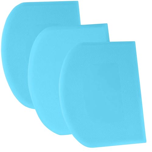 Dough Scraper Bench Scraper (33x20cm/13x7.9" / Pure Blue)