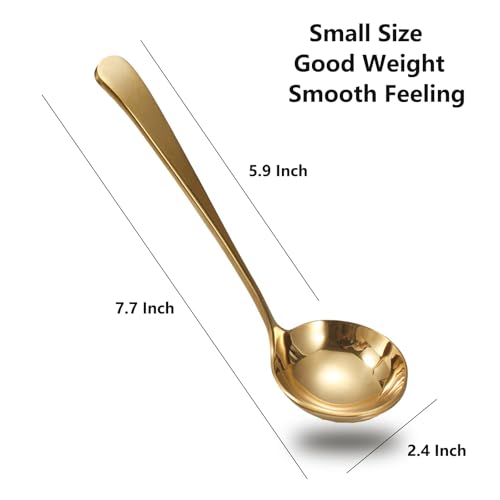 2 PCS Small Soup Ladle (Gold)